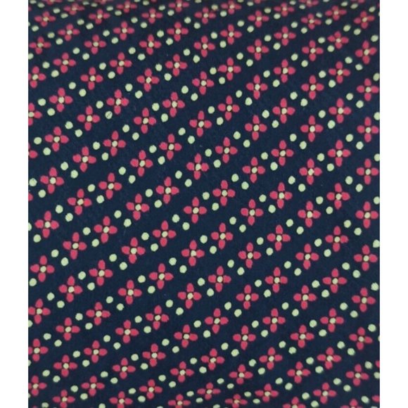 SANTOSTEFANO DI ITALO FERRETTI Navy Floral Silk Tie ITALY 59"/ 4" EC - Picture 4 of 11